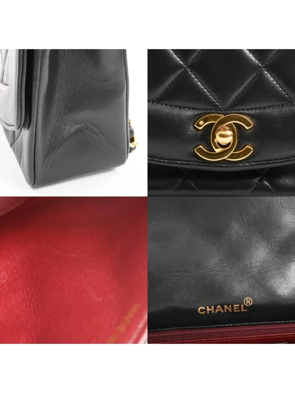 Chanel Shoulder Bag Diana Chain